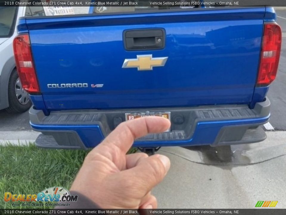 2018 Chevrolet Colorado Z71 Crew Cab 4x4 Kinetic Blue Metallic / Jet Black Photo #2