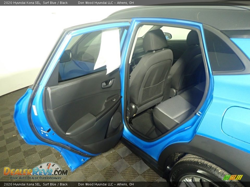2020 Hyundai Kona SEL Surf Blue / Black Photo #35