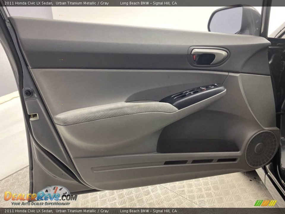 2011 Honda Civic LX Sedan Urban Titanium Metallic / Gray Photo #13