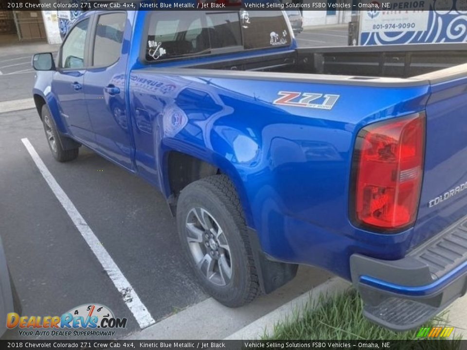 2018 Chevrolet Colorado Z71 Crew Cab 4x4 Kinetic Blue Metallic / Jet Black Photo #5