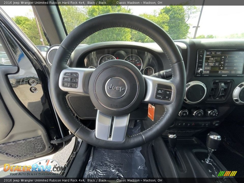 2016 Jeep Wrangler Unlimited Rubicon Hard Rock 4x4 Black / Black Photo #8