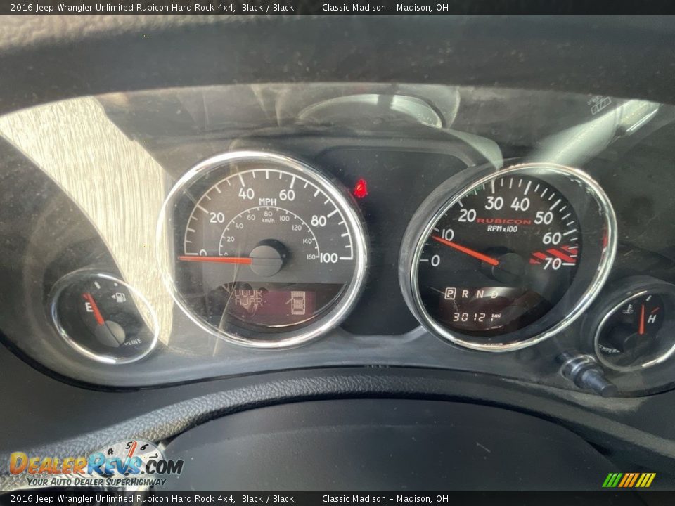 2016 Jeep Wrangler Unlimited Rubicon Hard Rock 4x4 Black / Black Photo #9
