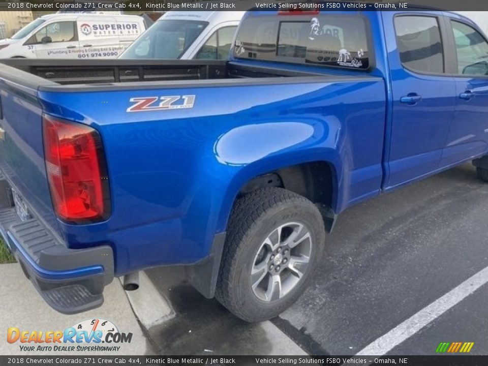 2018 Chevrolet Colorado Z71 Crew Cab 4x4 Kinetic Blue Metallic / Jet Black Photo #7