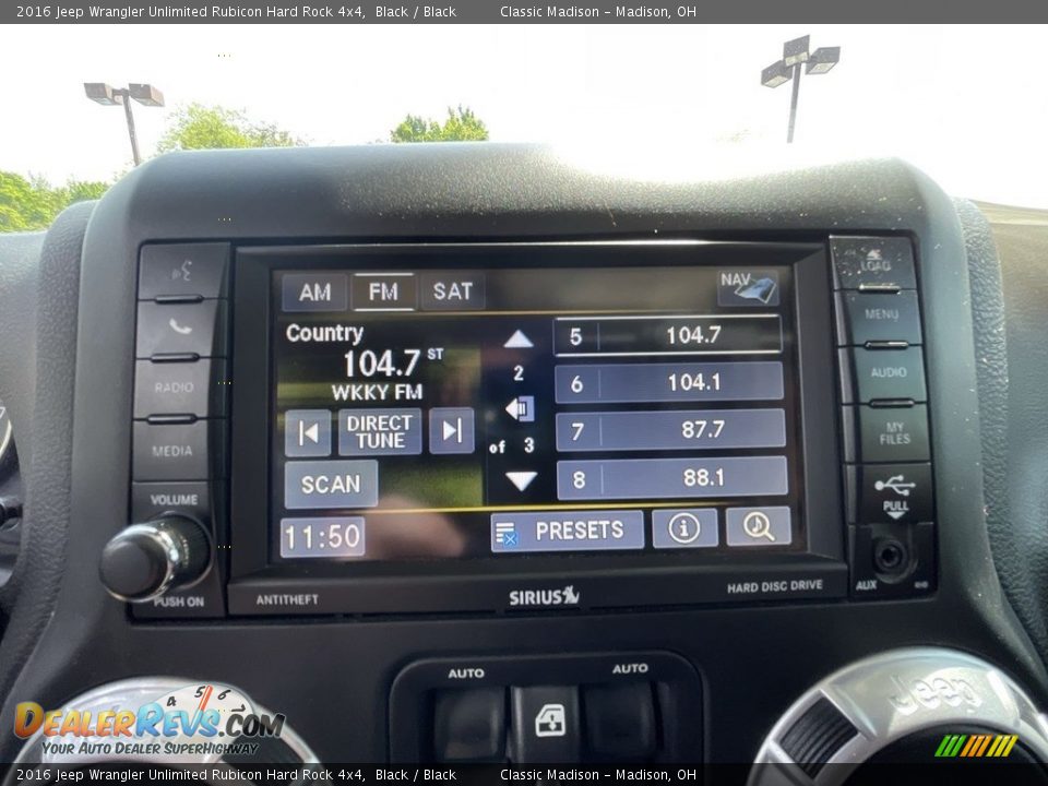 2016 Jeep Wrangler Unlimited Rubicon Hard Rock 4x4 Black / Black Photo #10