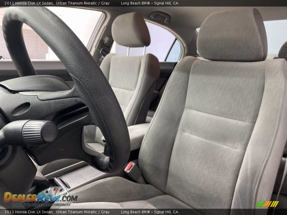 2011 Honda Civic LX Sedan Urban Titanium Metallic / Gray Photo #17