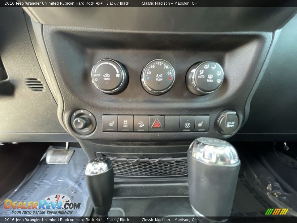 2016 Jeep Wrangler Unlimited Rubicon Hard Rock 4x4 Black / Black Photo #12
