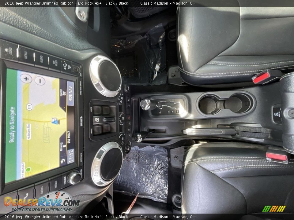 2016 Jeep Wrangler Unlimited Rubicon Hard Rock 4x4 Black / Black Photo #13