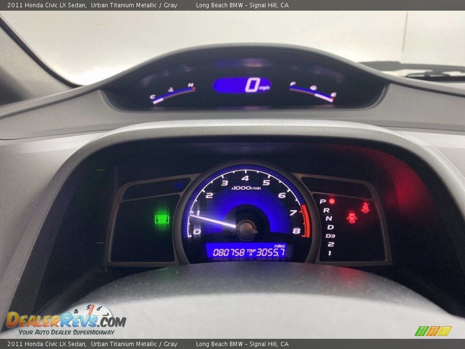 2011 Honda Civic LX Sedan Urban Titanium Metallic / Gray Photo #20