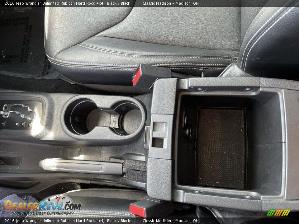 2016 Jeep Wrangler Unlimited Rubicon Hard Rock 4x4 Black / Black Photo #14