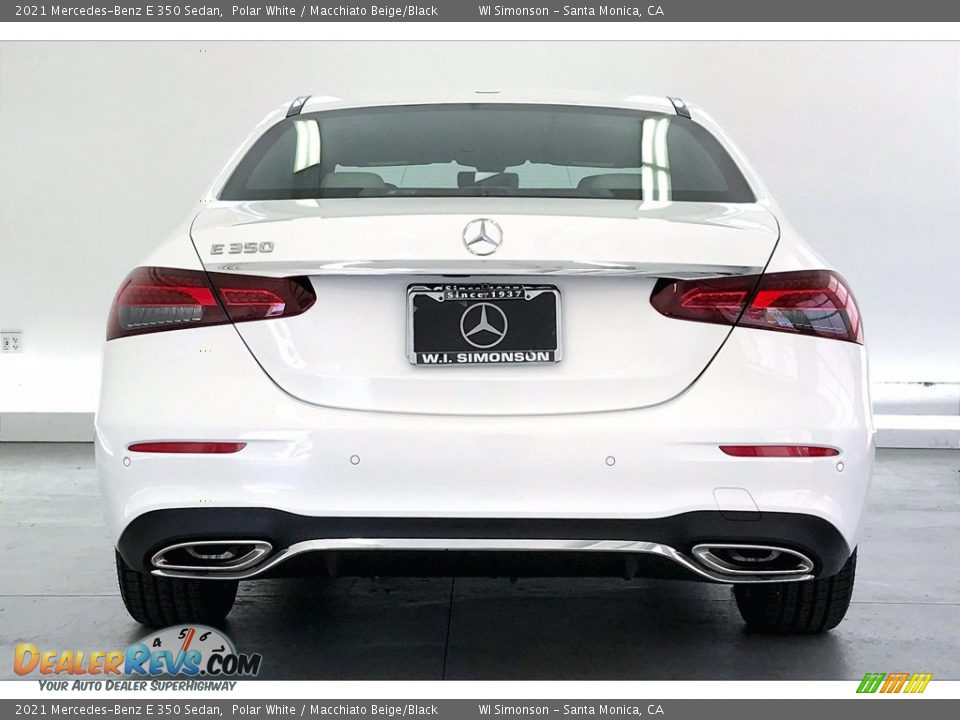 2021 Mercedes-Benz E 350 Sedan Polar White / Macchiato Beige/Black Photo #3