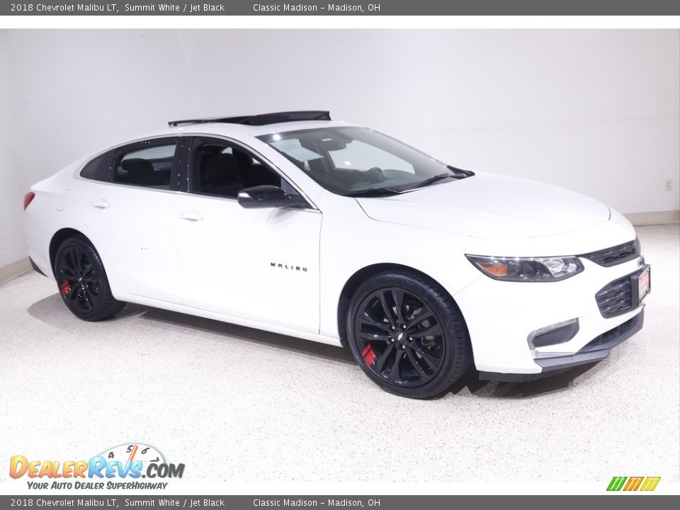2018 Chevrolet Malibu LT Summit White / Jet Black Photo #1