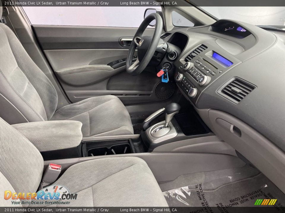 2011 Honda Civic LX Sedan Urban Titanium Metallic / Gray Photo #26