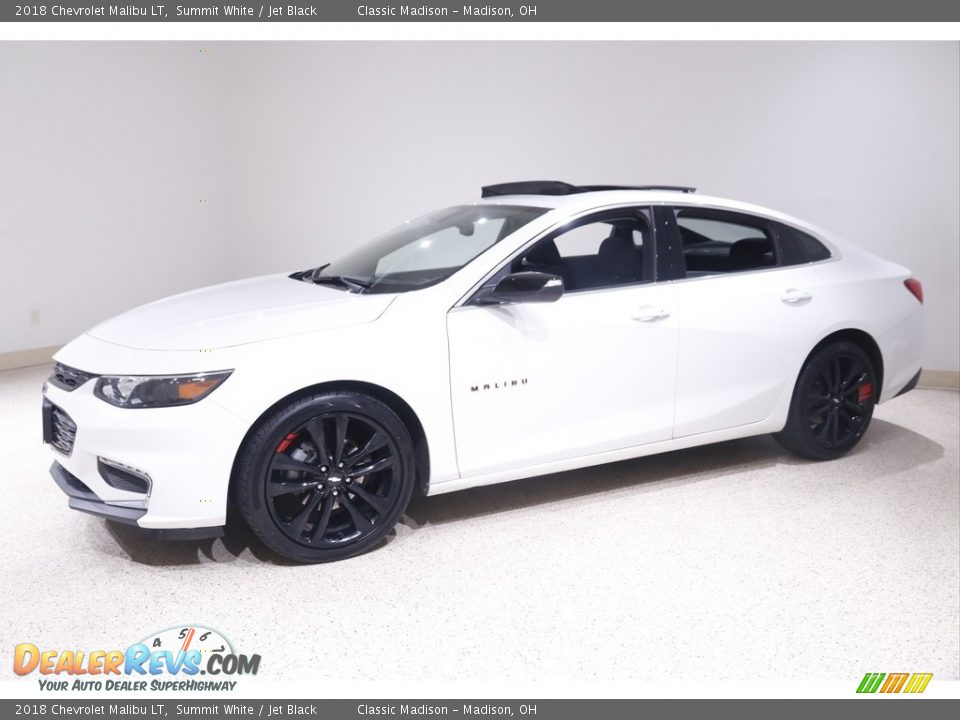 2018 Chevrolet Malibu LT Summit White / Jet Black Photo #3