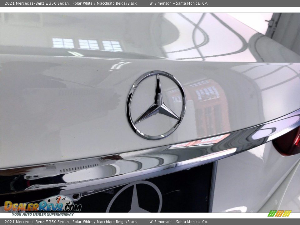 2021 Mercedes-Benz E 350 Sedan Polar White / Macchiato Beige/Black Photo #7