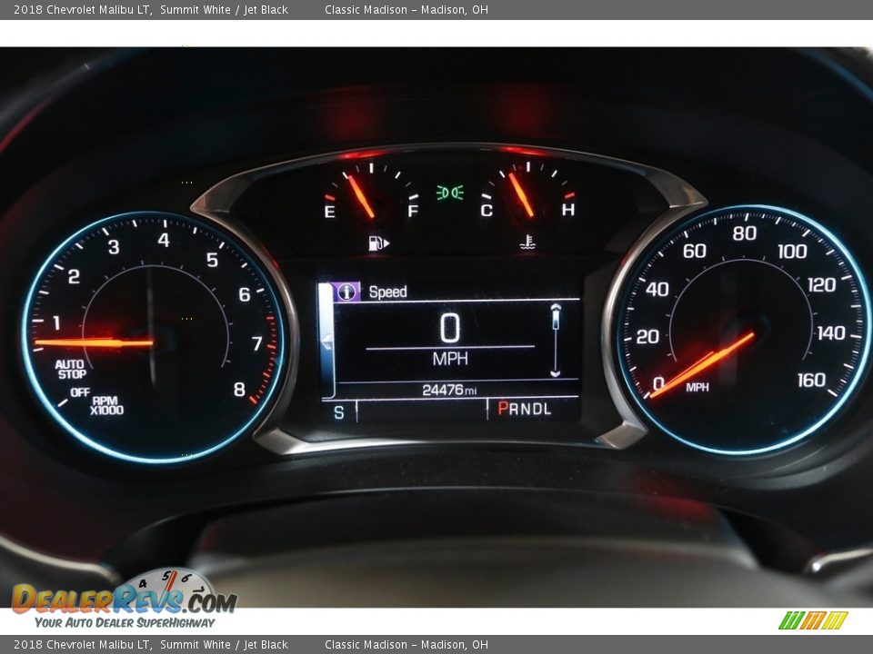2018 Chevrolet Malibu LT Summit White / Jet Black Photo #8