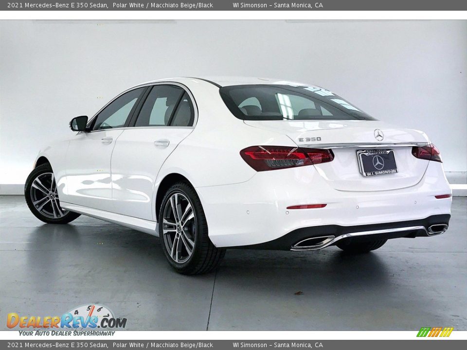 2021 Mercedes-Benz E 350 Sedan Polar White / Macchiato Beige/Black Photo #10