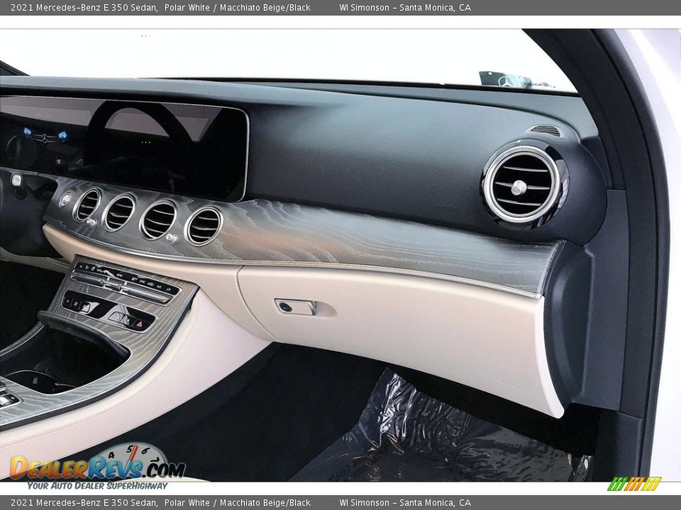2021 Mercedes-Benz E 350 Sedan Polar White / Macchiato Beige/Black Photo #16