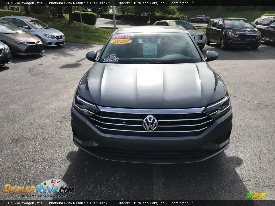 2019 Volkswagen Jetta S Platinum Gray Metallic / Titan Black Photo #3