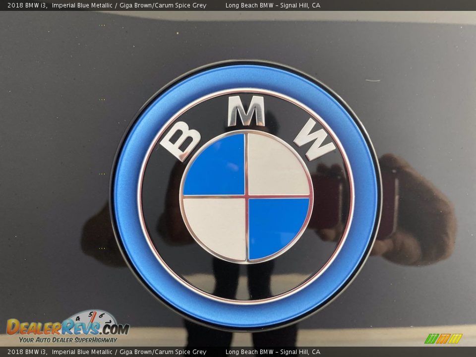 2018 BMW i3 Imperial Blue Metallic / Giga Brown/Carum Spice Grey Photo #10