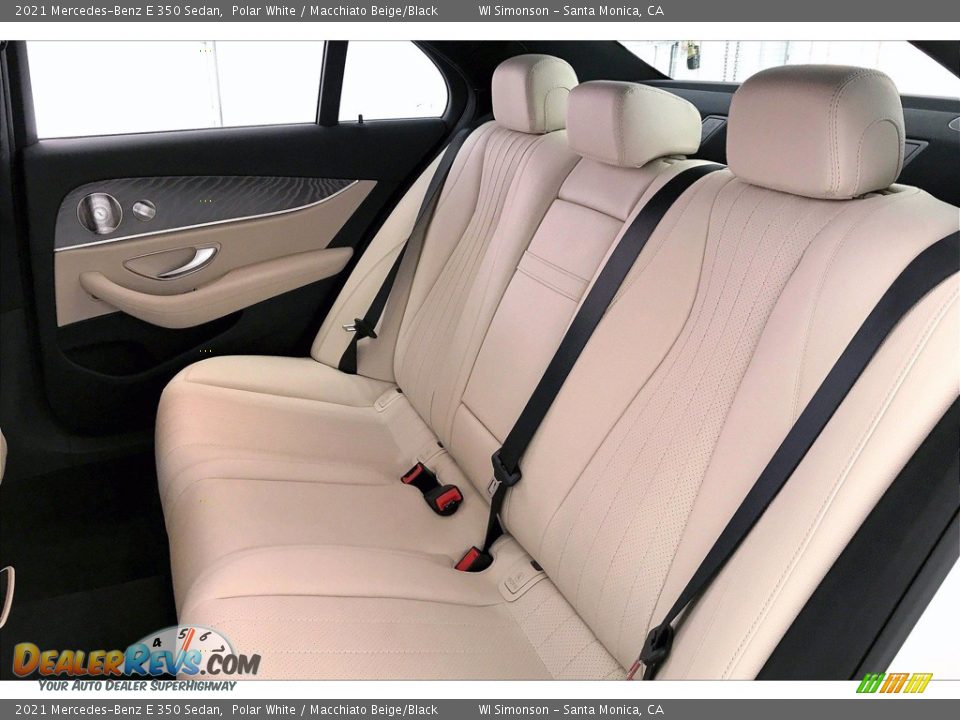 2021 Mercedes-Benz E 350 Sedan Polar White / Macchiato Beige/Black Photo #20