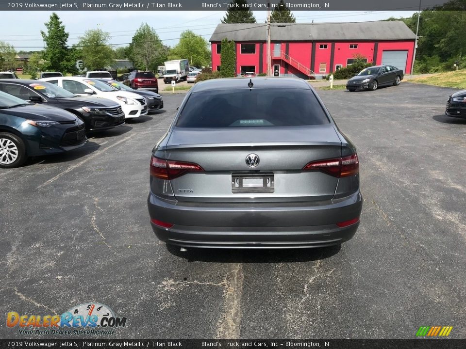 2019 Volkswagen Jetta S Platinum Gray Metallic / Titan Black Photo #7