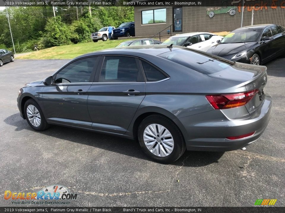 2019 Volkswagen Jetta S Platinum Gray Metallic / Titan Black Photo #9