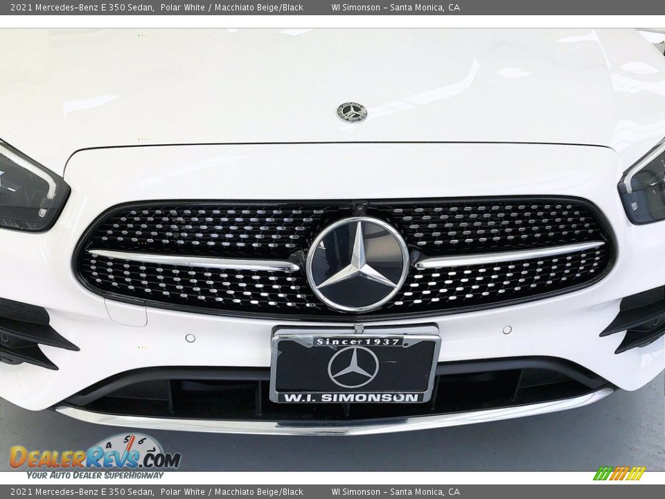 2021 Mercedes-Benz E 350 Sedan Polar White / Macchiato Beige/Black Photo #30