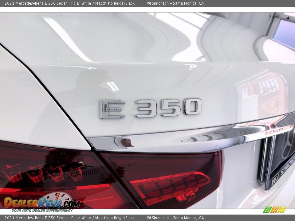 2021 Mercedes-Benz E 350 Sedan Polar White / Macchiato Beige/Black Photo #31