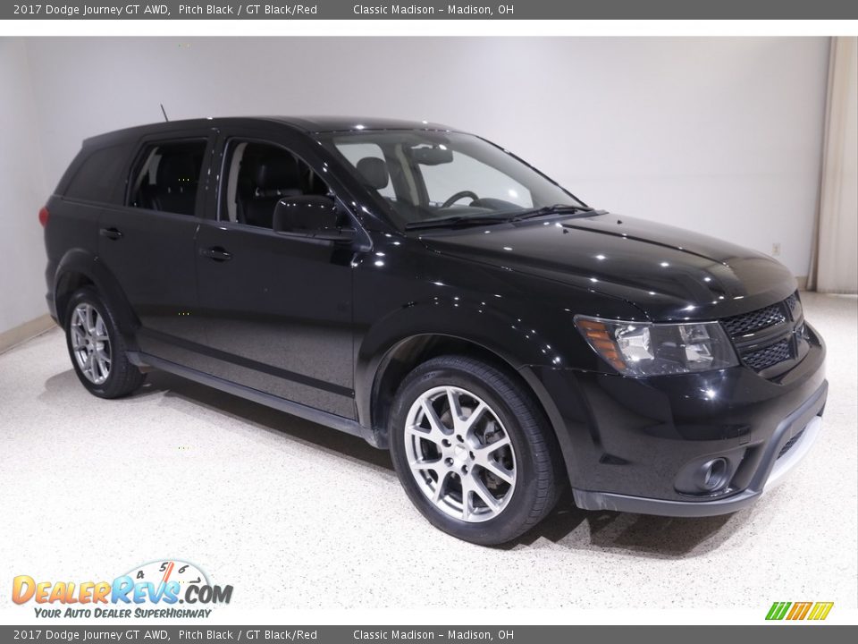 Pitch Black 2017 Dodge Journey GT AWD Photo #1