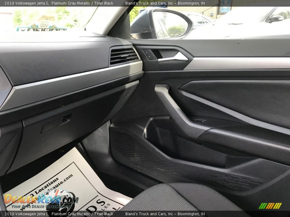 2019 Volkswagen Jetta S Platinum Gray Metallic / Titan Black Photo #21