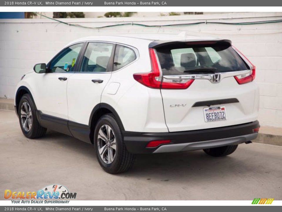 2018 Honda CR-V LX White Diamond Pearl / Ivory Photo #2