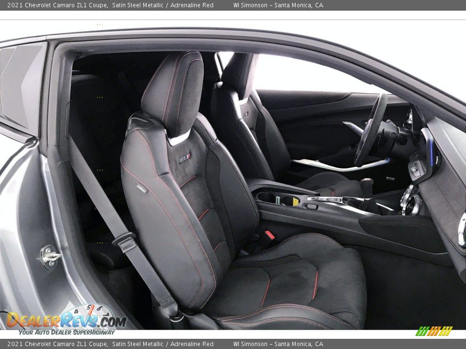 Adrenaline Red Interior - 2021 Chevrolet Camaro ZL1 Coupe Photo #6