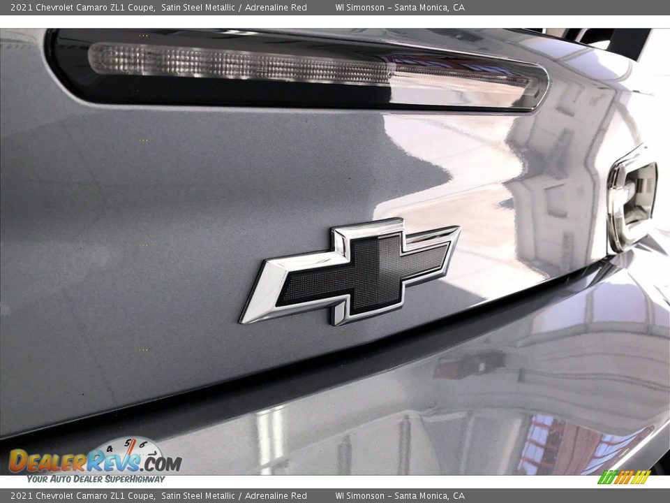 2021 Chevrolet Camaro ZL1 Coupe Satin Steel Metallic / Adrenaline Red Photo #7