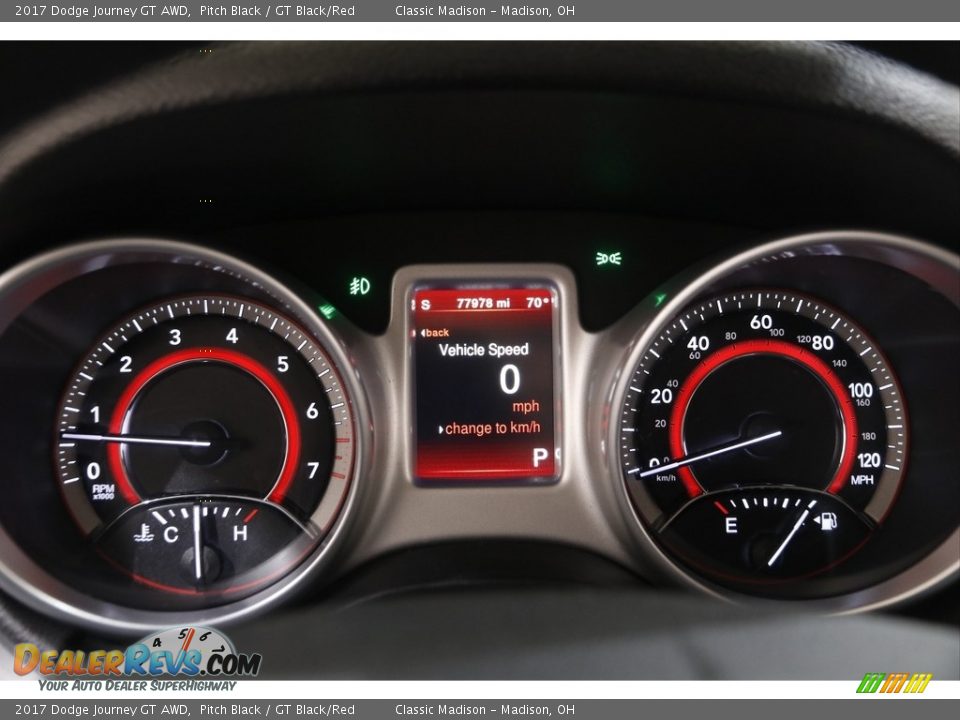 2017 Dodge Journey GT AWD Gauges Photo #8