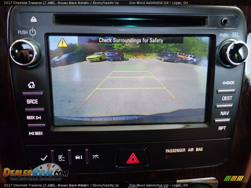 2017 Chevrolet Traverse LT AWD Mosaic Black Metallic / Ebony/Saddle Up Photo #5
