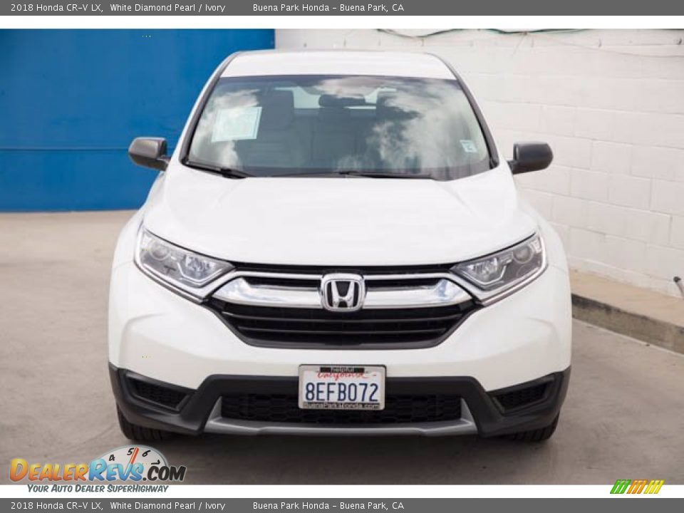 2018 Honda CR-V LX White Diamond Pearl / Ivory Photo #7