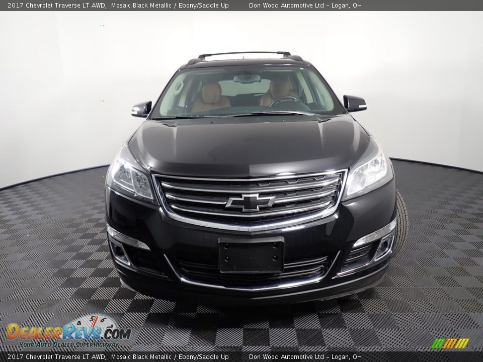 2017 Chevrolet Traverse LT AWD Mosaic Black Metallic / Ebony/Saddle Up Photo #8