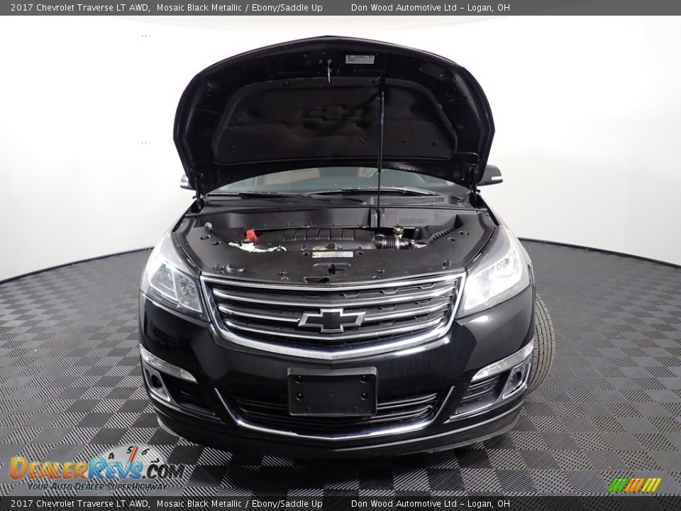 2017 Chevrolet Traverse LT AWD Mosaic Black Metallic / Ebony/Saddle Up Photo #9