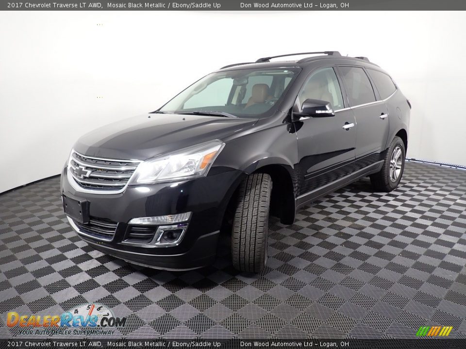 2017 Chevrolet Traverse LT AWD Mosaic Black Metallic / Ebony/Saddle Up Photo #11
