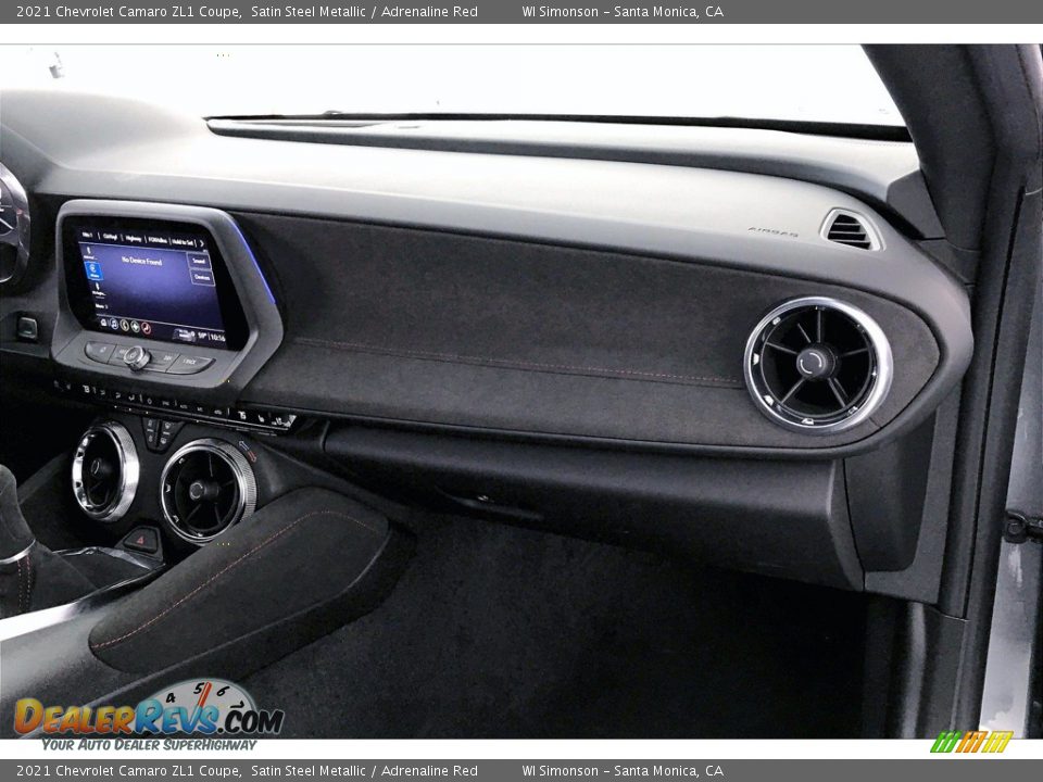 Dashboard of 2021 Chevrolet Camaro ZL1 Coupe Photo #16
