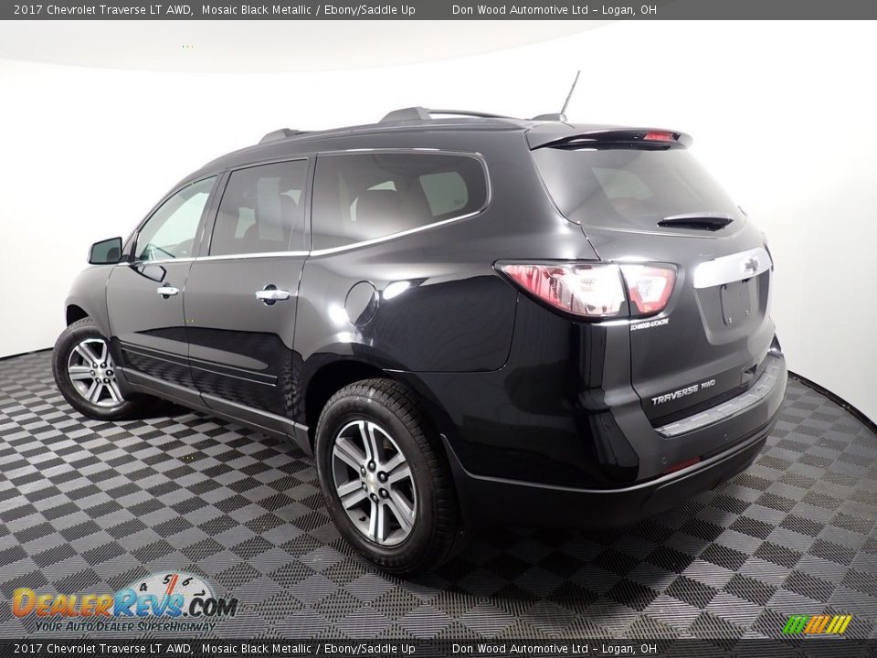 2017 Chevrolet Traverse LT AWD Mosaic Black Metallic / Ebony/Saddle Up Photo #14