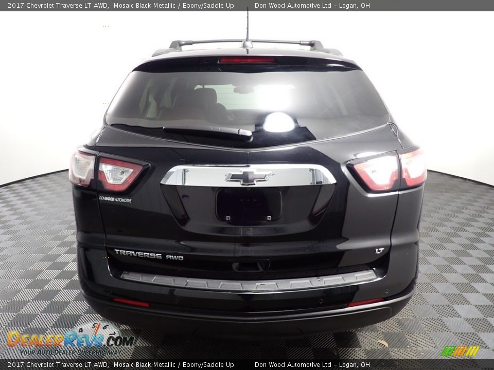 2017 Chevrolet Traverse LT AWD Mosaic Black Metallic / Ebony/Saddle Up Photo #15