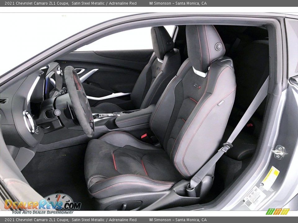 Front Seat of 2021 Chevrolet Camaro ZL1 Coupe Photo #18