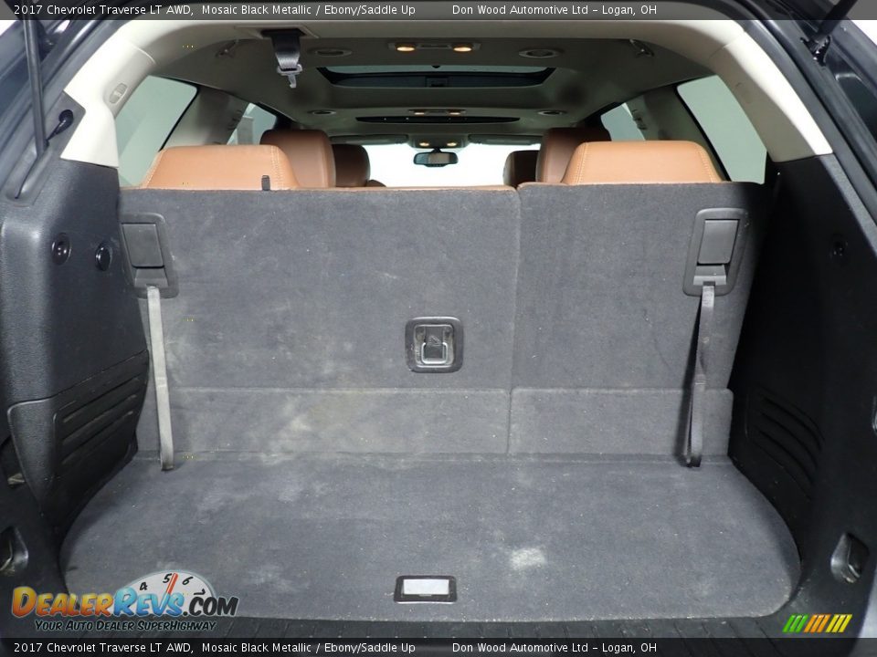 2017 Chevrolet Traverse LT AWD Mosaic Black Metallic / Ebony/Saddle Up Photo #17