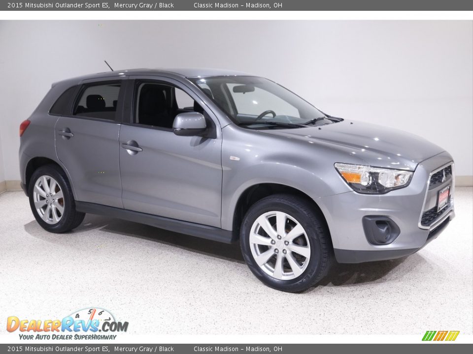 2015 Mitsubishi Outlander Sport ES Mercury Gray / Black Photo #1