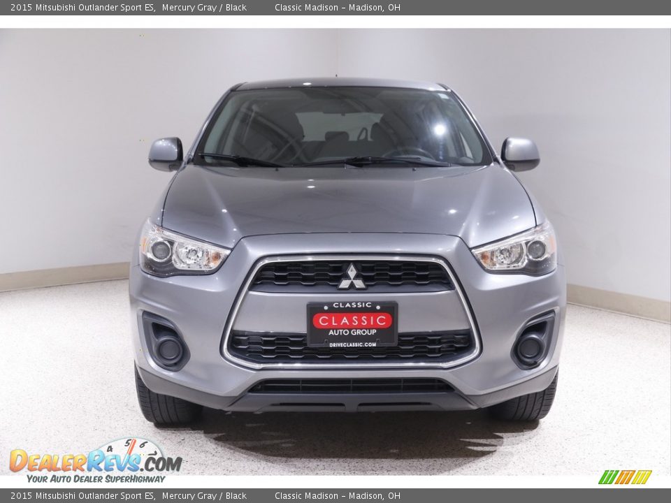 2015 Mitsubishi Outlander Sport ES Mercury Gray / Black Photo #2