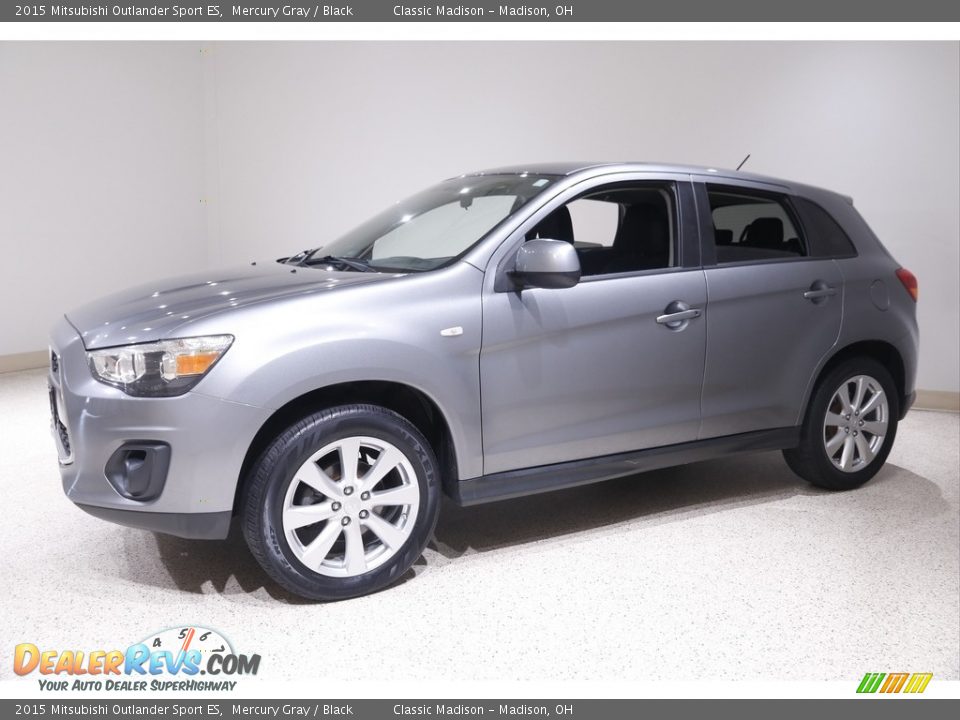 2015 Mitsubishi Outlander Sport ES Mercury Gray / Black Photo #3