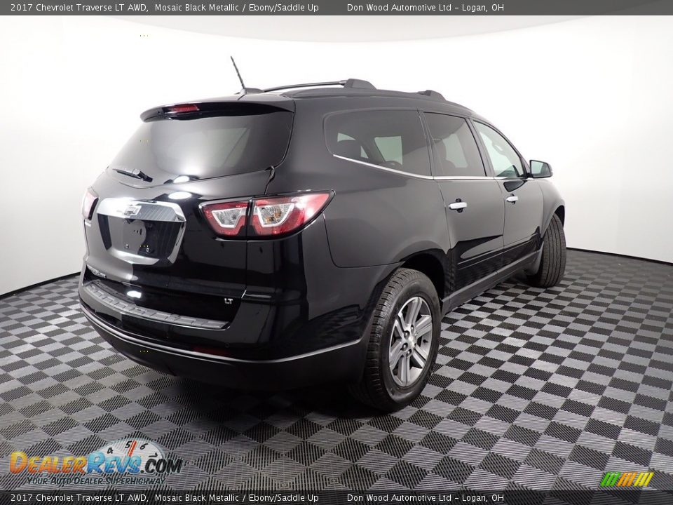 2017 Chevrolet Traverse LT AWD Mosaic Black Metallic / Ebony/Saddle Up Photo #21