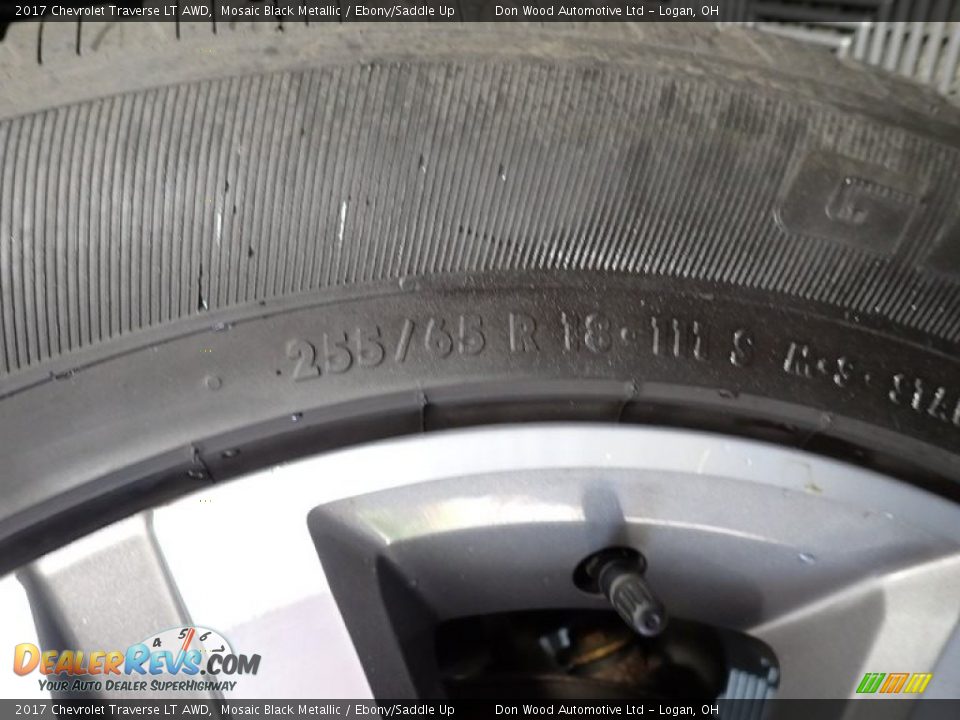 2017 Chevrolet Traverse LT AWD Mosaic Black Metallic / Ebony/Saddle Up Photo #23