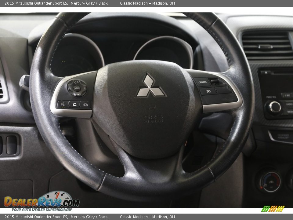 2015 Mitsubishi Outlander Sport ES Mercury Gray / Black Photo #7